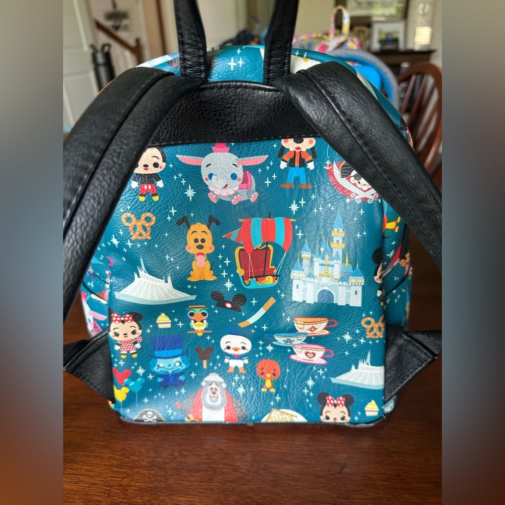 Disney Parks Loungefly Mini Backpack Attractions View 4